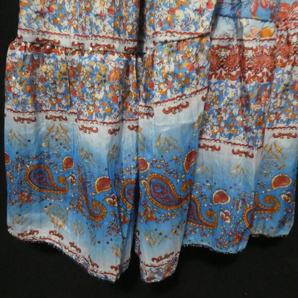 Stunning Colorful Strapless Summer Dress | large - Picture 13 of 15